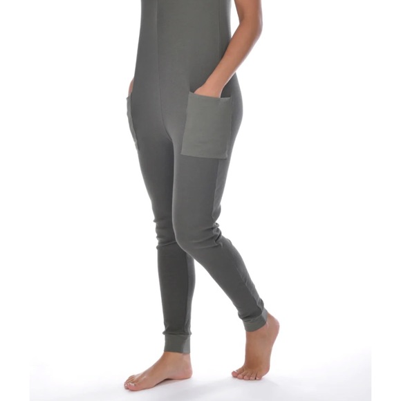 Paper Label Nicola Playsuit Ash Green Size S - Picture 3 of 11